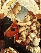 Sandro Botticelli Madonna and Child with an Angel France oil painting artist